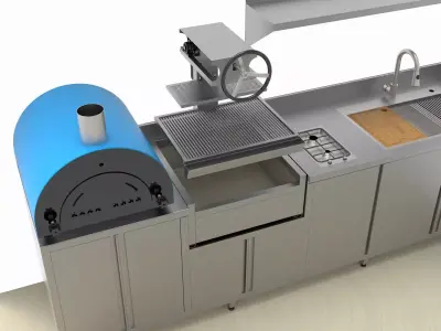 OUT DOOR KITCHEN  3D model