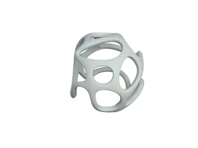 SciFi Cube Object No 25288 Low Poly Shape Texture