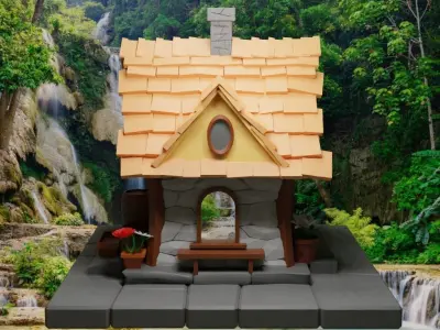 Fairytale house 3D model