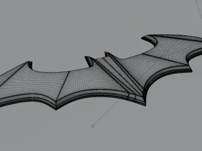 3D Batman Logo 3D model