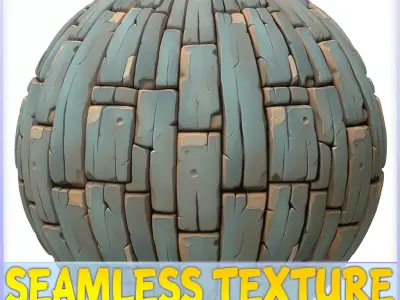 Stylized Stone Floor Seamless Texture Texture 7