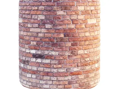 Brick Wall PBR Material Texture