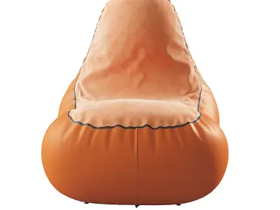 Inflatable sun lounger 3D model
