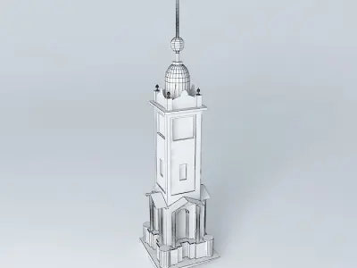 Clock Tower Brighton 3D model