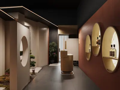        restaurant cafe  interior   3D model