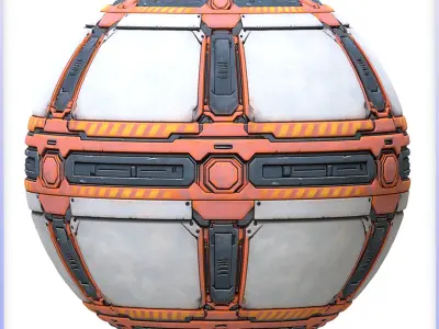 SciFi Seamless Texture Texture 18