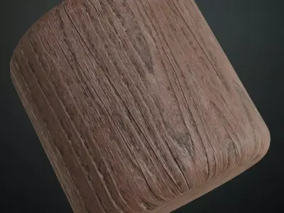 Antique Weathered Pine Wood Planks PBR Seamless Texture