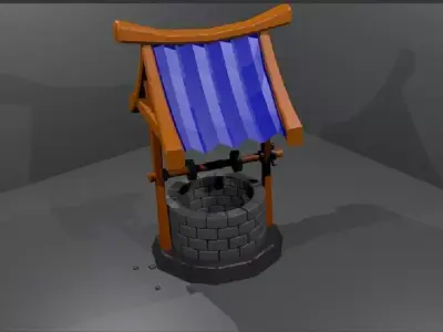 old well 3D model get