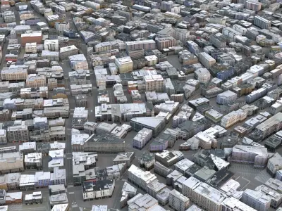 City 106 Low-poly 3D model