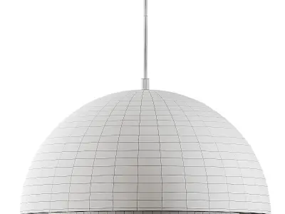Hubsch ceiling lamp black metal 3D model