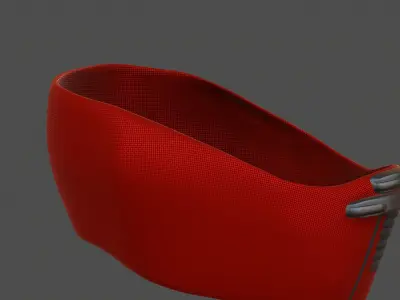 Gas mask helmet 3d model scifi Low-poly  Low-poly 3D model