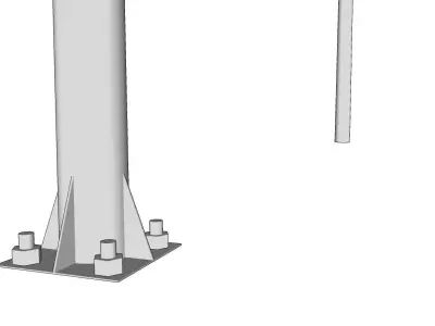 Light Pole - Lamp Post 16 3D model