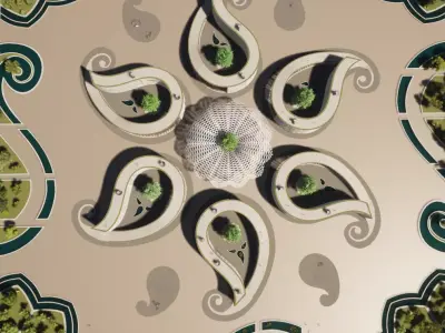 Buta building concept 3D model