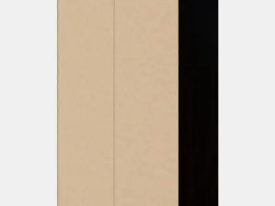 RAKKESTAD Wardrobe with 2 doors Low-poly 3D model