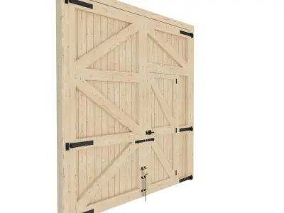 Gate Wood 3D model