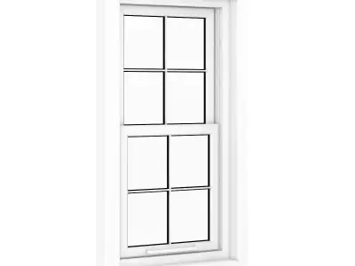 Plastic Window 960mm x 1660mm 3D model