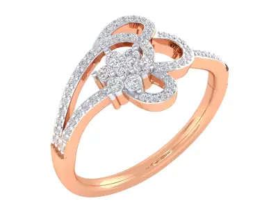  Women Ring Render 3dm STL MTL SLC JCD OBJ FBX Details 3D print model 34