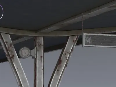 TrainStation Asset pack Vol 1 Low-poly 3D model