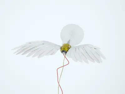 Ingo Maurer - Lucellino Lamp 1980 3D model