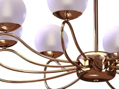 MM Lampadari Papillon 7207-8 Pendant Light 3D model