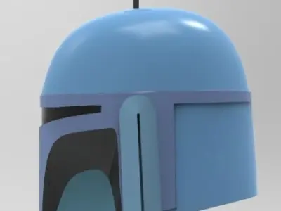  Mandalorian Death Watch helmet STL file for 3d print 3D print model