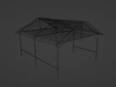 Grass Hut - Low poly Low-poly 3D model