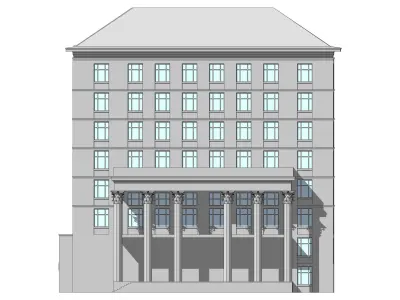 residential building 3D model 18