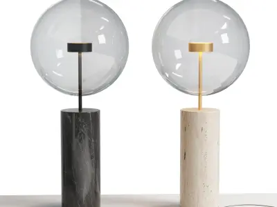 Soffio Table Lamp by Giopato Coombes Low-poly 3D model