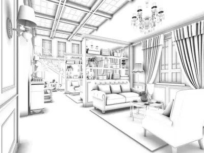 Business - Food Beverage 7-0124 3D model