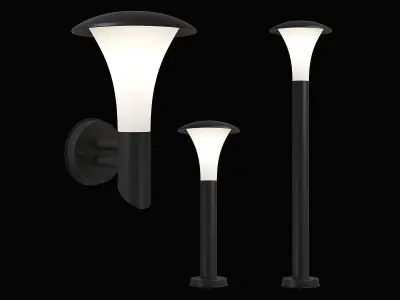 378 Arroto Lightstar Collection of street lamps 3D Model Pack