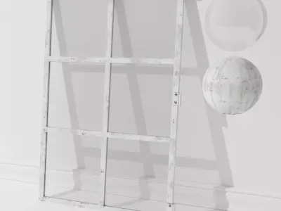 old window frame  3D model