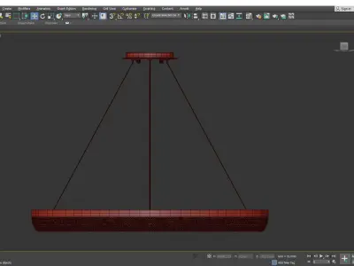 PESCARA CHANDELIER Low-poly 3D model