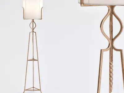 Hendrik Floor Lamp Arteriors 3D model