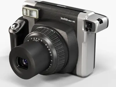 Fujifilm Instax WIDE 300 instant print camera Low-poly 3D model