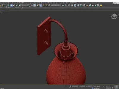 Ivy LED Wall Sconce Low-poly 3D model