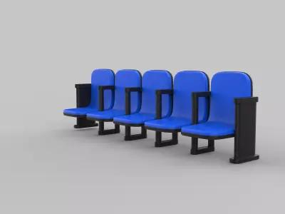 3D stadium seats   3D model