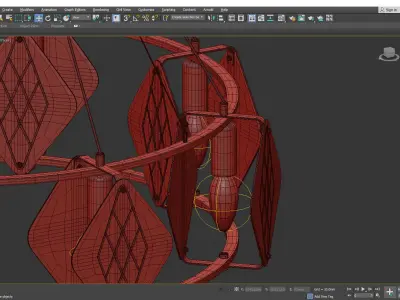 NOAIN chandelier Low-poly 3D model