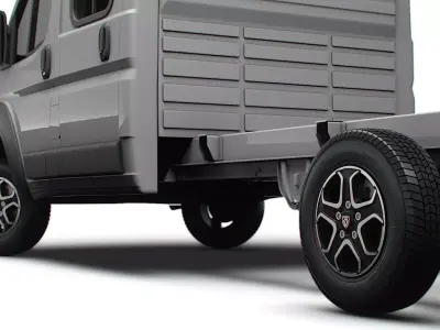 Peugeot Boxer Chassis DoubleCab L3 2026 3D model