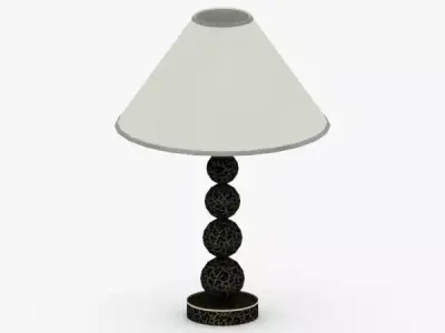 1372 - Table Lamp Low-poly 3D model