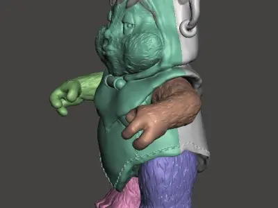 STL File 3D Ewoks Aunt Bozzie 3D print model 3D print model  3D print model