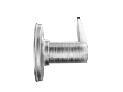 Door handle Winston Passage Levers - Satin Chrome 3D model