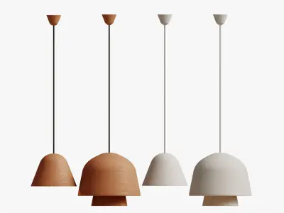 Okina pendant lamp 3D model