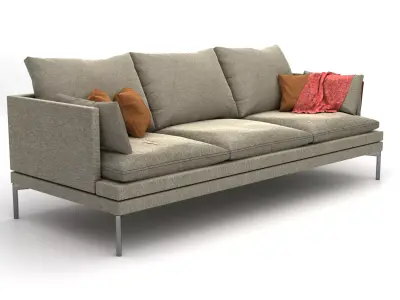 Sofa 3 lugares Free 3D model