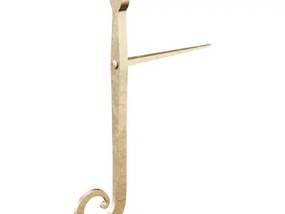 Black Shutter Dog Holders 3D model