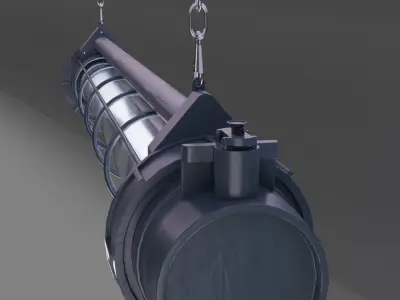 Tube Lamp 3D model