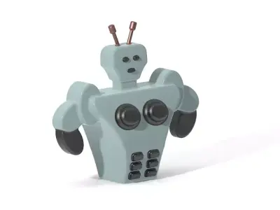 Human Robot Six Pack 3D print model