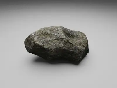 Small Rocks Pack Low-poly 3D model