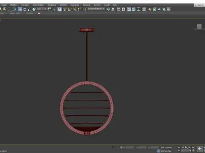 OMBRA CHANDELIER Low-poly 3D model