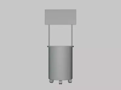 Display Stand - Geometry Only No Textures No Materials 3D model