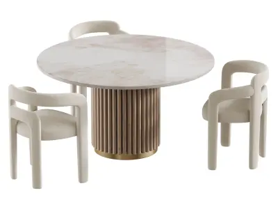Dining table HAMBURG 3D model